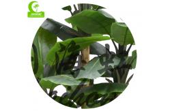China Fire Retardant H350cm Large Artificial Landscape Trees With Real Touch Leaves supplier
