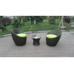 Home / Beach / Office Leisure PE Rattan Obelisk Chair With Cushion for sale