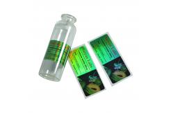 China Liquid Gold Lab Laser 10ml Vial Labels For vial supplier