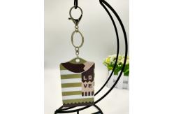 China ODM Acrylic Sheet Keychain , Offsetprinted Key Card Holder Keychain supplier