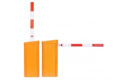 China Solar Panel 24V DC 0.6s 6m Boom Automatic Barrier Gate 50W supplier