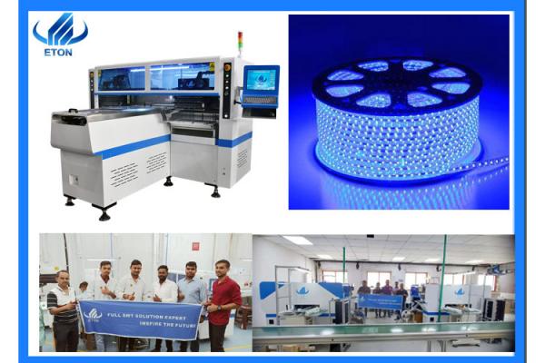 250000CPH PCB Pick And Place Machine High Precision 1200mm For LED Lamp