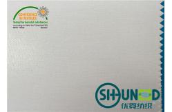 China OEKO - TEX Cotton Interlining For Shirt , Bonded Interlining With Flat Coating supplier