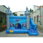 Frozen Inflatable Bounce Houses , Inflatable Frozen Mini Bouncer Slide for sale