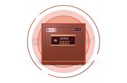 China H13.78 Inch Smart Office Safe Box Electronic Dual Alarm YB/N7-35 supplier