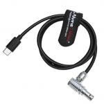 Alvin's Cables Record Control Cable for DJI Focus Pro, RED Komodo Camera, Right Angle EXT 9 Pin to Type-C USB-C Control Cable 60cm|23.6in for sale