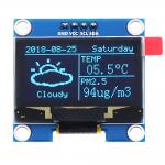 1.3-Inch 128x64 Dot Matrix OLED 4-Pin IIC I2C Interface SH1106 Driver IC White/Blue Font Options for sale