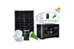 China ABS 120W Solar Home Portable System  Solar Generator For Home supplier