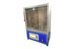 China ASTM D1230 45 Degree Flammability Tester With Glass Observation Panel supplier