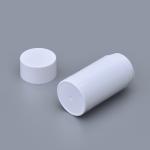 White Round Plastic Deodorant Tubes With Smooth Surface