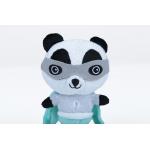 Panda Shape Plush Keychain Toys PP Cotton Material Handmaking Artwork