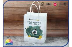 China Biodegradable Reticule Paper Shopping Bags Recyclable With Twist Handle supplier