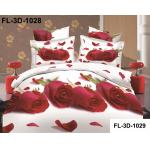 3D Disperse Printed Bedsheet Polyester Sheet Set for sale