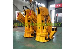 China High Strength Steel 1t 10m Marine Davit Crane Knuckle And Telescopic Boom supplier