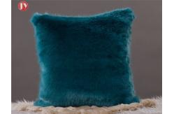 China Super Soft Plush Mongolian Fur cushion Cover , Mongolian Fur Throw Pillow cover supplier