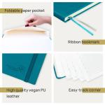 Pacific Green Custom Academic Planner Yearly Weekly Planner 2023 Soft Cover Vertical Pages
