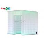 Professional Photo Studio Colored LED Light Inflatable Photo Booth For Holiday Event Portable for sale