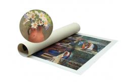 China 60 Inch Large Format Inkjet Cotton Canvas For Eco Solvent Ink supplier