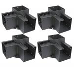 Stamping Punching Bending Process Gazebo Stand 4x4 Pergola Bracket DIY Kit 2.2kg Shed for sale