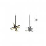 Single Pin ESE Early Streamer Emission Lightning Ground Rod GB50057-2010 for sale