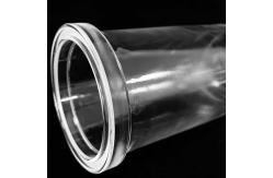 China Quartz pipe flanges for vacuum, pressure, liquid and gaseous systems supplier