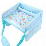 Polyester Baby Car Tray Plates Kids Drink Table Car Seat Child Cartoon Toy Holder for sale