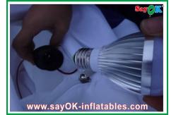 China Customized Advertising Events Lenghth 3m Inflatable Car 2 Head Led Bulbs supplier
