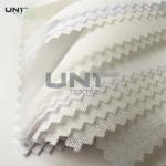 Casual Shirt Polyester Interlining Fabric With Flat Coating HDPE
