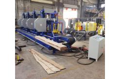 China 4 Head Log Sawing Machine Multiple Heads Horizontal Resaw Band Saws supplier