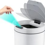 12Ltr Custom Trash Can Automatic Charging Intelligent Induction Garbage Can for sale