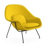 China Modern Fiberglass Womb Chair Fabric Rocking Lounger Chair manufacturer