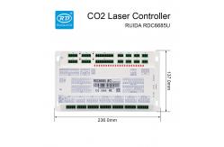 China RDC6685U Double Heads Asynchronously Laser Controller For CO2 Engraving Cutting Machine supplier