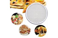 China Kitchen Tools Flat Mesh Odm Aluminum Round Pizza Pan 12 Inch supplier