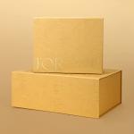 Rigid Folding Black Paper Packaging Magnet Closure Lid Cardboard Foldable Magnetic Gift Box With Logo for sale