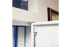 China Metal Office Storage Two Doors Cupboard With Adjustable Shelf supplier