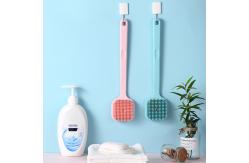 China 2 In 1 Long Handle Silicone Bath Body Cleaning Brush For Exfoliating supplier