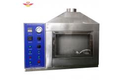 China Single - Flame Source Testing Equipment Equipped With Manual Adjustable Damper Device supplier
