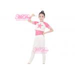 MiDee Girl White Dance Outfits Spandex Hip Hop Dance Dress Gym Suit for sale