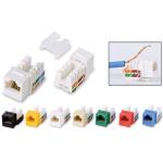 Network Module UTP CAT5E RJ45 90 Degree Keystone Jack Modular for sale