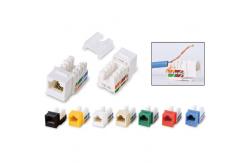 China Network Module UTP CAT5E RJ45 90 Degree Keystone Jack Modular supplier