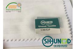 China White Adhesive Fusible Interlining Cloth , Stretch Interfacing Material For Sport Garments supplier