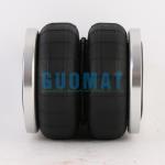 2S70-13F Suspension Air Spring Double Convoluted Air Shocks With Open Flange for sale