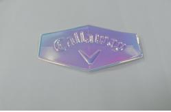 China Clothing Holographic Effect TPU Heat Transfer Label With High Frequency supplier
