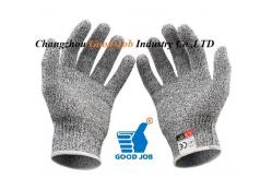 China Food Grade 13G Uncoated EN388 Level 5 Cut Proof Gloves supplier
