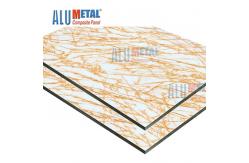 China 1220mm 0.6 Mm Marble Aluminum Composite Panel AA3003 ACP Sheet Cladding supplier