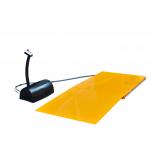 Low Profile Hydraulic Lift Tables With Ramp Hand Pallet Truck 600kg 1450x1140mm for sale