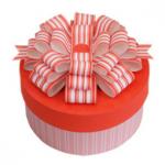 Paper Cylinder - Shaped Gift Box Packaging Pink For Birthday Cake for sale