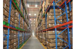 China Warehouse Industrial Heavy Duty Pallet Racking With Q235B Material 50.8mm Pitch supplier