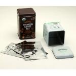 Recyclable Rectangle Coffee Tin Containers Tinplate Cookie Packaging for sale
