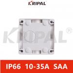 SAA IP66 Rotary Mini Isolator Switch 35A Double Poles Weatherproof